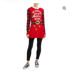 Ugly Sweeter/Dress NOBO Sherpa Hoody Women Size 2XL (19)